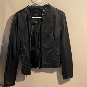 Leather express jacket